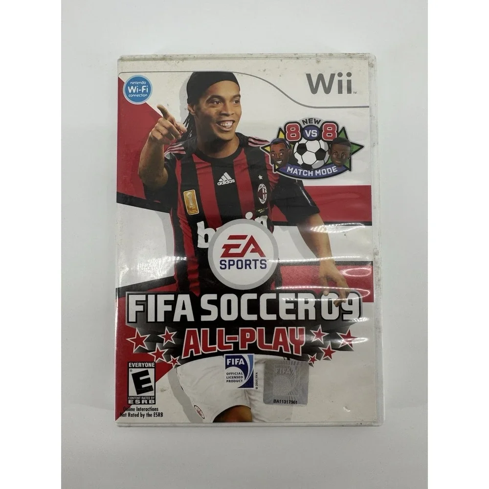 FIFA Soccer 09 All-Play Nintendo‎ Wii Video Game With Manual EA Sports